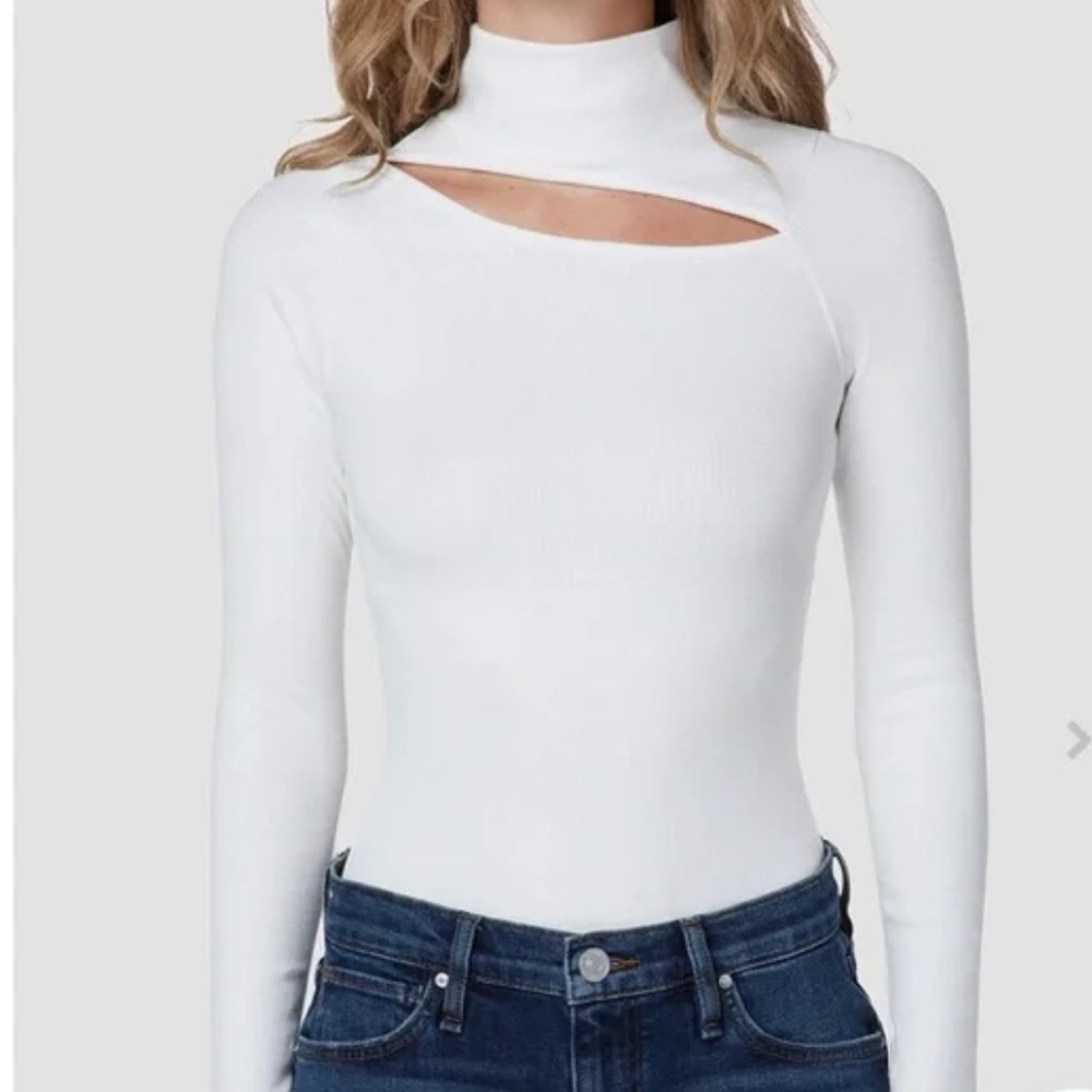 NWT Hudson Jeans White Bodysuit Size XS